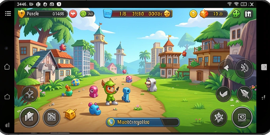 Gameplay Puzzle seru dengan desain menarik di 3446.