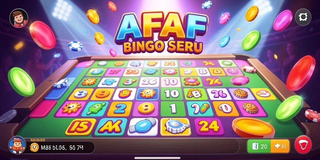 Tampilan gameplay seru dalam AFAF dengan elemen Bingo yang menarik.