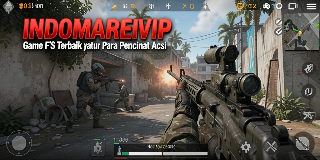 Tampilan gameplay <strong>INDOMAREVIP</strong> yang mendebarkan dan penuh aksi.