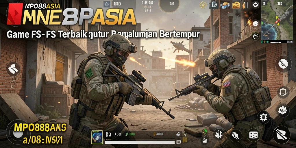 Screenshot gameplay MPO88ASIA menampilkan aksi tembak-menembak yang mendebarkan.