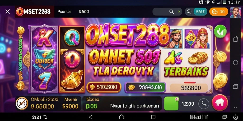 Screenshot gameplay OMSET288 yang menunjukkan keseruan permainan slot.