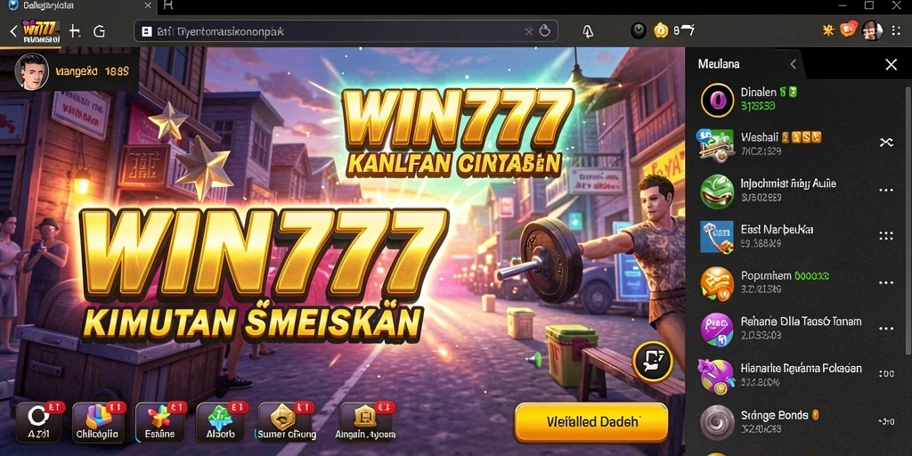 Tampilan gameplay <strong>WIN777</strong> yang menawan dan interaktif.
