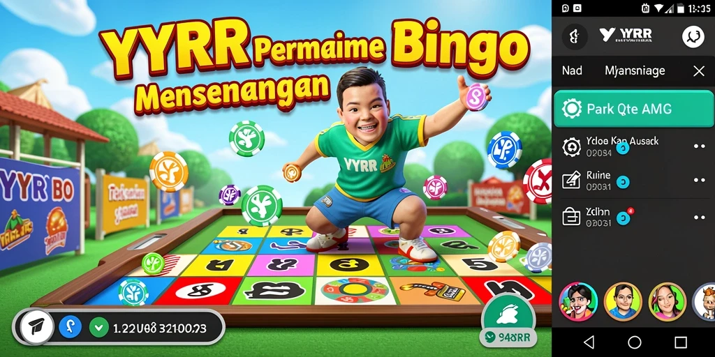 Tampilan menarik gameplay Bingo di YYRR dengan fitur seru.